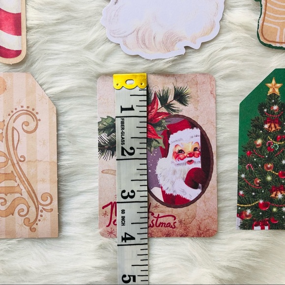 Classic Vintage Christmas Ephemera Tags 11 pc - Picture 11 of 16